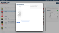 Export to Spreadsheet